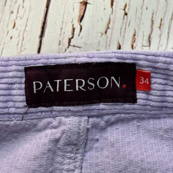 Paterson Made For Play Wide Leg Lavender Corduroy Skate Pants SZ 34 - Picture 10 of 11